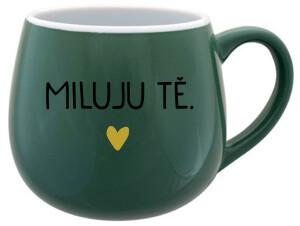 Product detail of MILUJU TĚ. - zelený keramický hrníček 300 ml