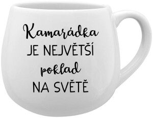 Product detail of KAMARÁDKA JE NEJVĚTŠÍ POKLAD NA SVĚTĚ - bílý keramický hrníček 300 ml