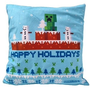 Product detail of Vánoční polštářek Minecraft Sněhulák a Creeper