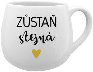 Product detail of ZŮSTAŇ STEJNÁ - bílý keramický hrníček 300 ml