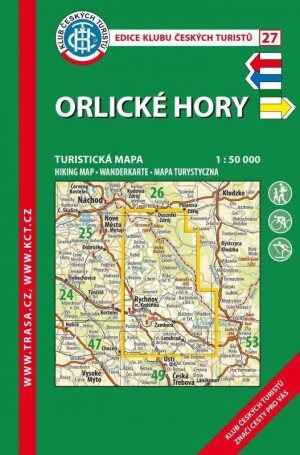 Product detail of KČT 27 Orlické hory 1:50 000 Turistická mapa