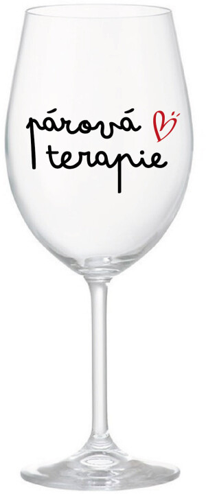 Product detail of PÁROVÁ TERAPIE - čirá sklenice na víno 350 ml
