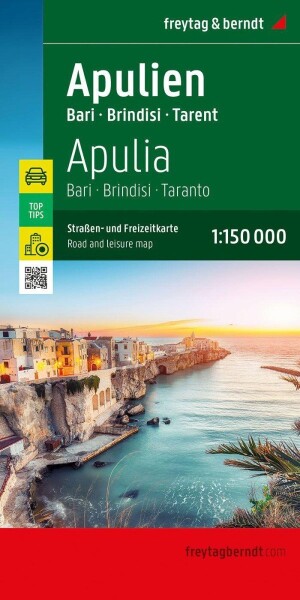 Product detail of Apulie 1:150 000 / automapa a rekreační mapa