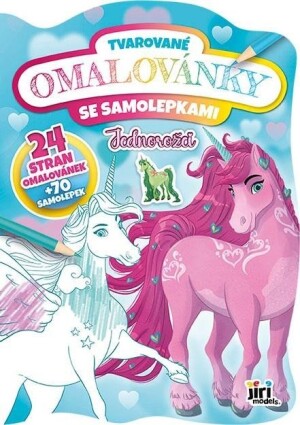 Product detail of Tvarované omalovánky Jednorožci