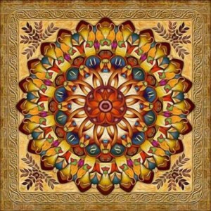 Product detail of Diamantový obrázek 7D - Mandala 30 x 30 cm