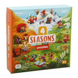 Product detail of Puzzlika 15238 Čtyři roční doby - naučné puzzle 17 dílků