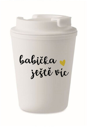Product detail of BABIČKA JEŠTĚ VÍC - bílý termohrnek 300 ml