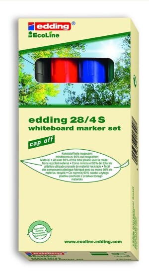 Product detail of Edding Popisovač na bílé tabule EcoLine 28 - sada 4 ks