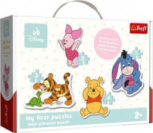 Product detail of Baby puzzle Disney: Medvídek Pú 4v1 (2, 3, 4, 5 dílků)