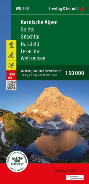 Product detail of Karnské Alpy 1:50 000 / turistická, cyklistická a rekreační mapa