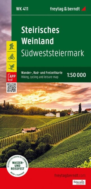 Product detail of Štýrská vinařská oblast 1:50 000 / turistická, cyklistická a rekreační mapa