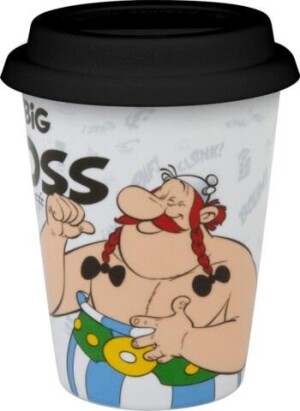 Product detail of Asterix a Obelix Hrnek porcelánový cestovní s víčkem 420 ml - Obelix Big Boss