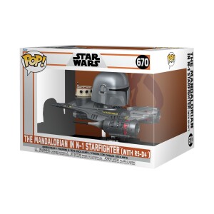 Product detail of Funko POP Rides: MND S9 - Mandalorian in N1 Starfighter