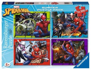 Product detail of Puzzle Marvel: Spider-Man 4x100 dílků
