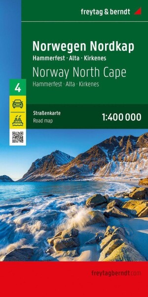 Product detail of Norsko Severní mys (Hammerfest - Alta - Kirkenes) 1:400 000 / cestovní mapa