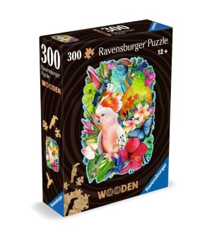 Product detail of Dřevěné puzzle Barevní papoušci 300 dílků