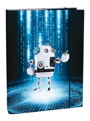 Product detail of Box na sešity A4 Funny Robots