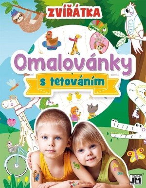 Product detail of Zvířátka - Omalovánky s tetováním