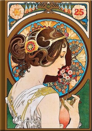 Product detail of Diář 2025 Art Mucha, denní A5