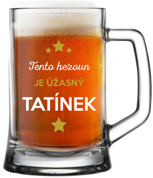 Product detail of TENTO HEZOUN JE ÚŽASNÝ TATÍNEK - pivní sklenice 0,5 l