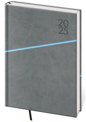 Product detail of Diář 2025 Grife denní A5 šedo/modrá