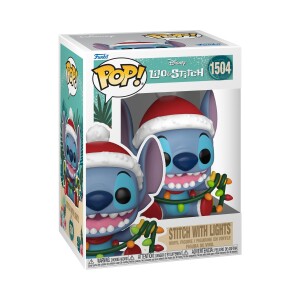 Product detail of Funko POP Disney: Stitch - Stitch with Lights (Holiday)