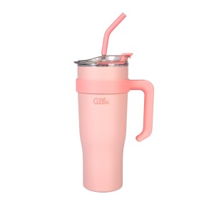 Product detail of Růžový nerezový termohrnek XXL 1200 ml - Albi