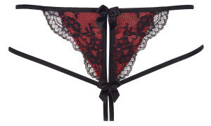 Product detail of Tanga Cherry Pie V-7808 černá/červená - Axami XL