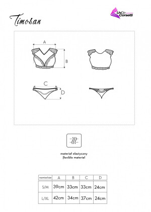 Product detail of Pikantní set Timosan - LivCo Corsetti černá L/XL