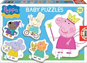 Product detail of Trefl Puzzle Baby Prasátko Peppa 5v1 (3-5 dílků)
