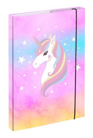 Product detail of BAAGL Desky na školní sešity A4 - Rainbow Unicorn