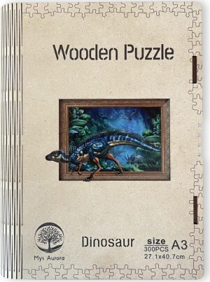 Product detail of Dřevěné puzzle/Dinosaurus A3 - EPEE