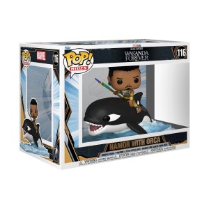 Product detail of Funko POP Ride Deluxe: Black Panther Wakanda Forever - Namor w/Orca