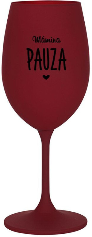 Product detail of MÁMINA PAUZA - bordo sklenice na víno 350 ml