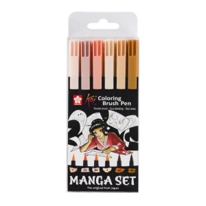 Product detail of Sakura Sada Koi akvarelových fixů - Manga 6 ks