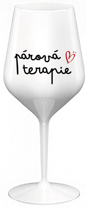Product detail of PÁROVÁ TERAPIE - bílá nerozbitná sklenice na víno 470 ml