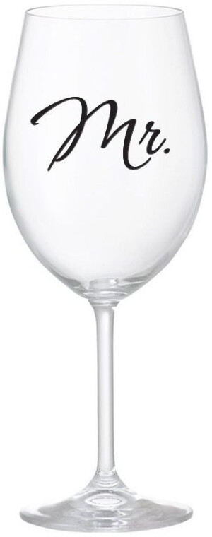Product detail of MR. - čirá sklenice na víno 350 ml