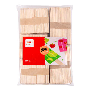 Product detail of APLI nanuková dřívka, Jumbo pack, 800 ks, mix velikostí, přírodní