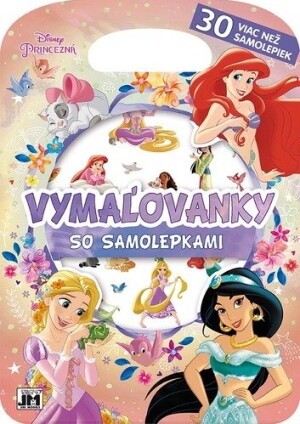Product detail of Vymaľovanky so samolepkami Disnej Princezná