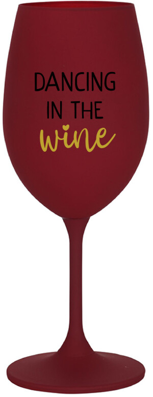 Product detail of DANCING IN THE WINE - bordo sklenice na víno 350 ml