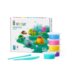 Product detail of Hey Clay kreativní sada - Exotické zvířáta - TM Toys