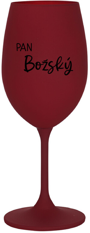Product detail of PAN BOŽSKÝ  - bordo sklenice na víno 350 ml