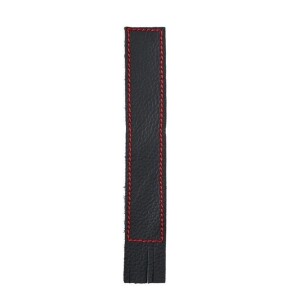 Product detail of Kožená záložka se střapci Černá