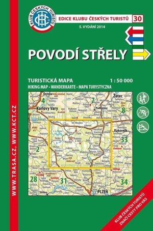 Product detail of KČT 30 Povodí Střely 1:50 000 Turistická mapa, 7.  vydání