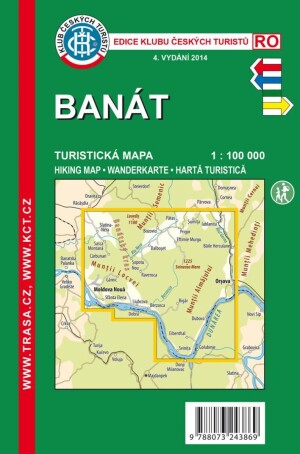 Product detail of KČT Banát 1:100 000 / 6. vydání 2022