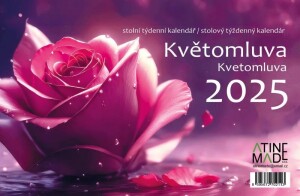Product detail of Kalendář 2025 Květomluva, stolní, týdenní, 225 x 150 mm
