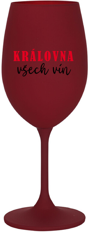 Product detail of KRÁLOVNA VŠECH VÍN - bordo sklenice na víno 350 ml