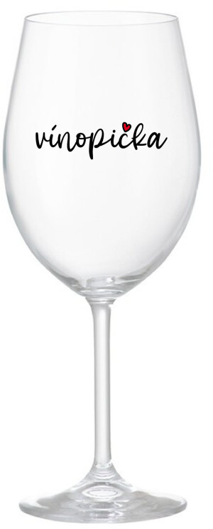 Product detail of VÍNOPIČKA - čirá sklenice na víno 350 ml