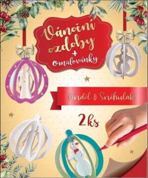 Product detail of 3D Omalovánky Sněhulák a anděl