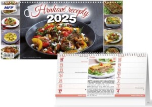 Product detail of Hrnkové recepty 2025 - stolní kalendář